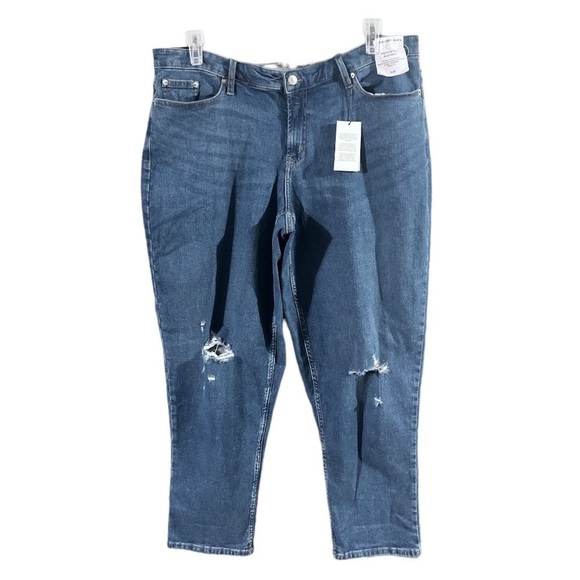 NWT | Calvin Klein Mid-Rise Slim Boyfriend | Size 16W - Picture 1 of 5